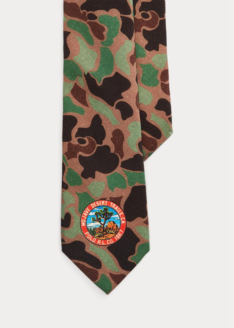 ポロ ラルフ ローレン ネクタイ メンズ カラー Camo ウール Challis CKRVM8916